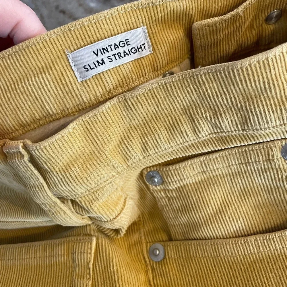 J. Crew Fall 2021 vintage slim straight corduroy pant